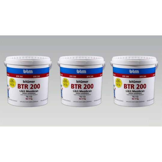 Bitümer BTR 200 Bitümlü Likid Su Yalıtım Ürünler