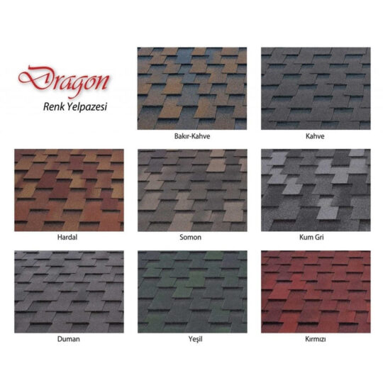 Dragon Shingle Oksideli Bakır Kahve (3m2) 1Paket