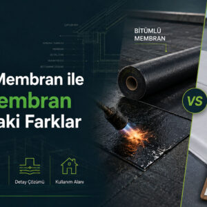 Bitümlü-Membran-ile-PVC-Membran-Arasındaki-Farklar Bitümlü Membran ile PVC Membran Arasındaki Farklar