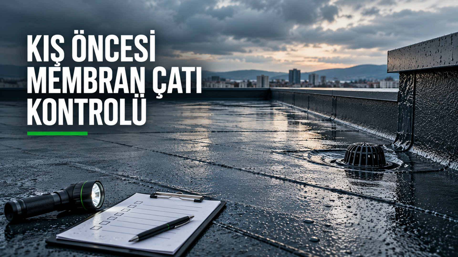 Kış Öncesi Membran Çatı Kontrolü Rehberi